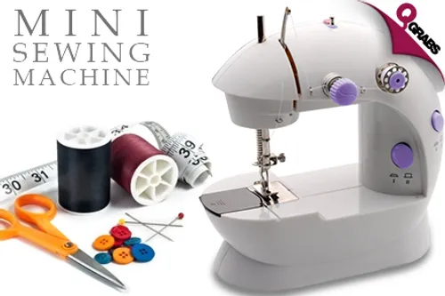 From QR89 Sew, Tailor & Mend When and Where You Need with a Mini Sewing Machine! (Up to QR398 Value)